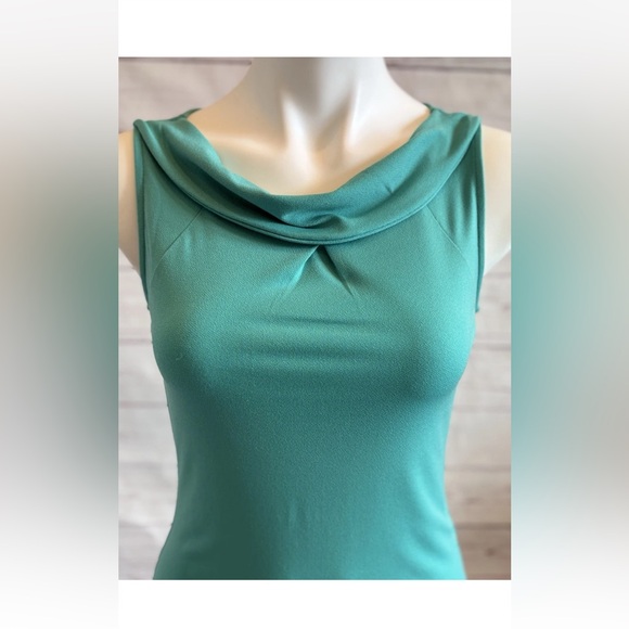 Ann Taylor Sleeveless Tank Top Size XS Mint Green Cowl Neckline NWOT - Picture 2 of 7